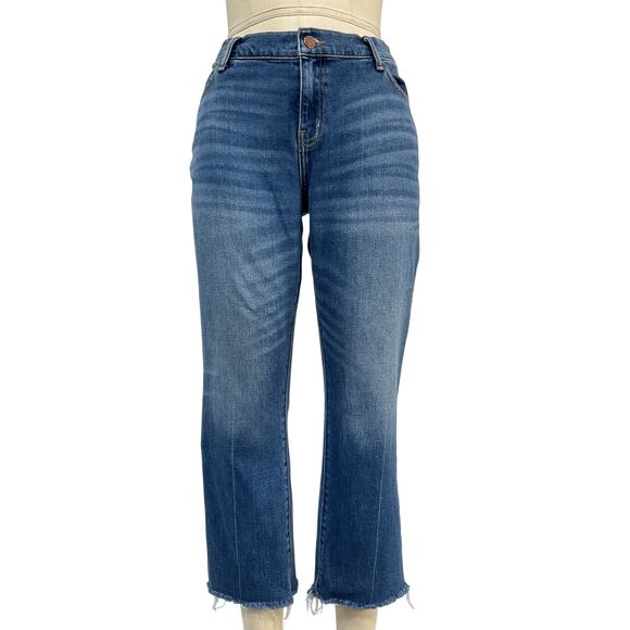 Hatch The Crop Blue Cotton Maternity Denim Jean Size 30 - Picture 2 of 4